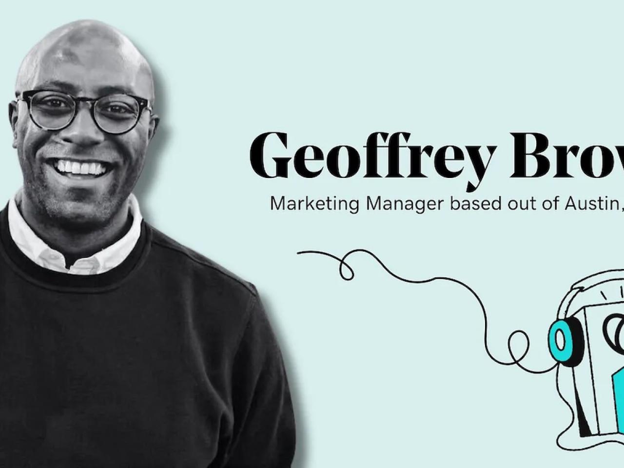 Geoffrey Brown photo; Marketing Manager at GoDaddy.
