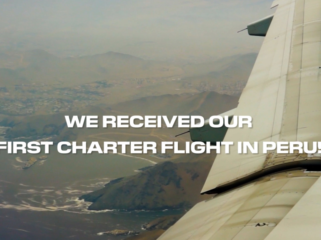 DP World First charter Flight in Peru