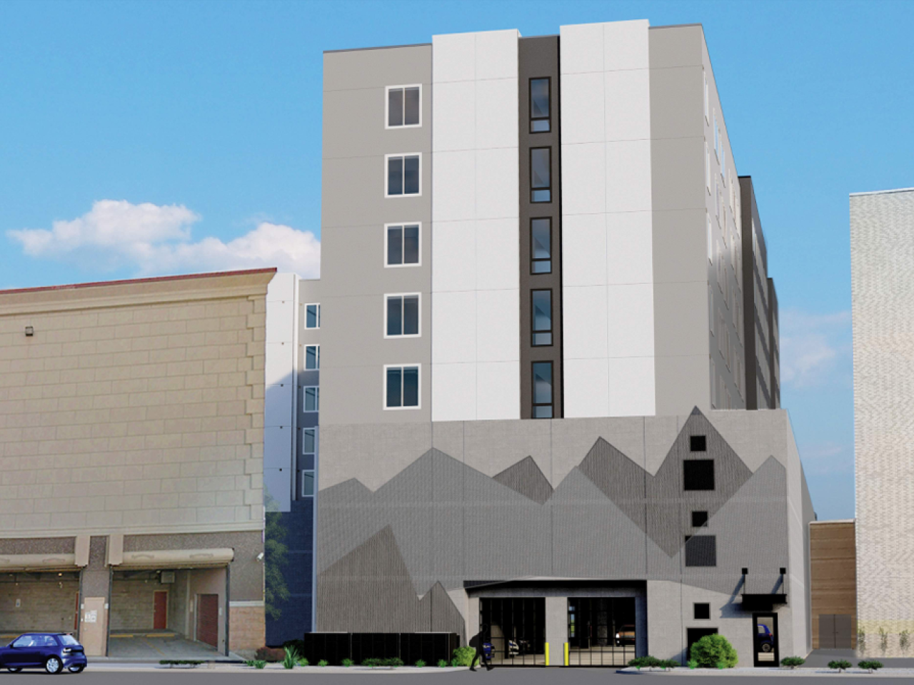 Artists rendering: Silos Apartments, Salt Lake City, Utah.