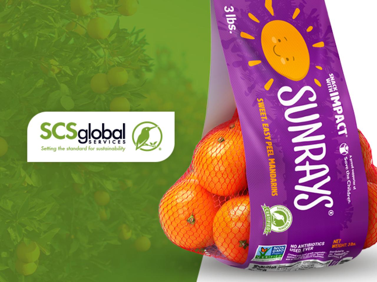 Jac Vandenberg Introduces the World’s First SCS Sustainably Grown® Certified Mandarins to the United States Market 