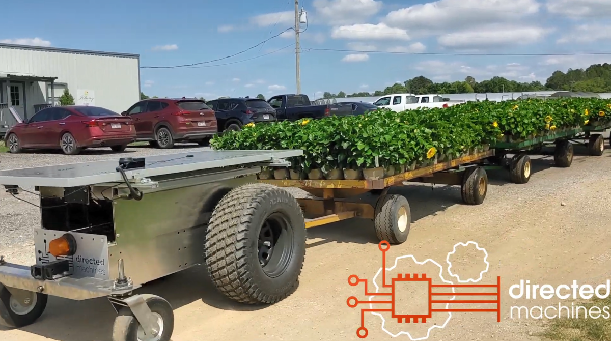 LCR moving trays of plants