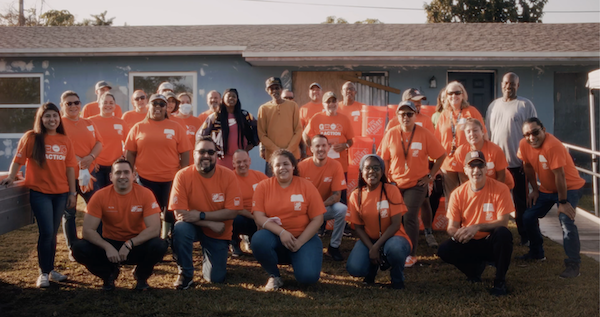 Volunteer Month: Team Depot volunteers shown.