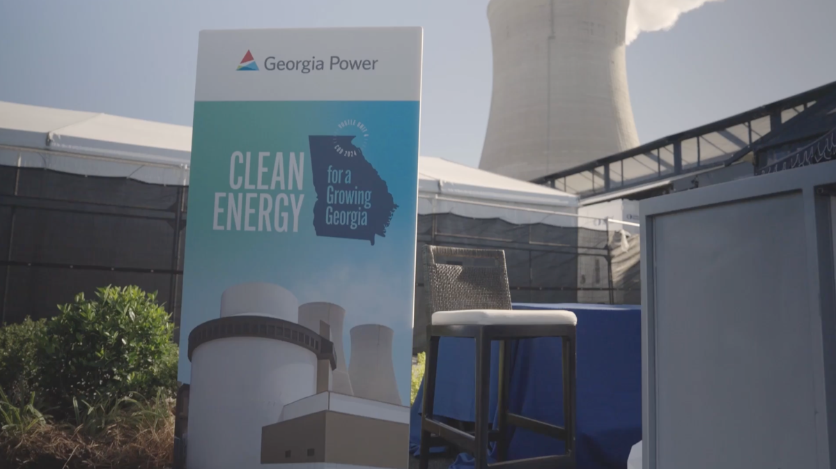 Georgia Power Clean Energy sign