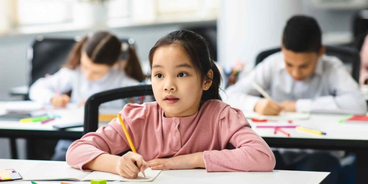 Students in class