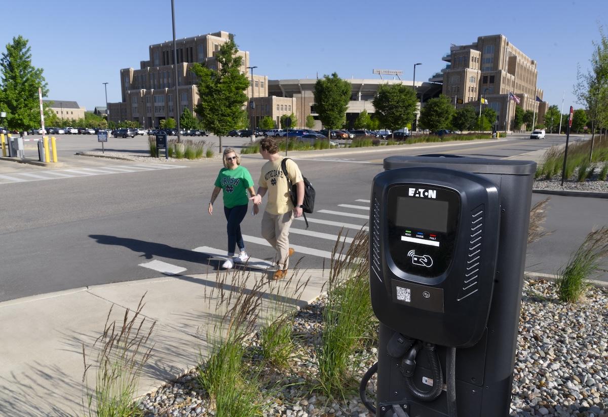 electric car charging station