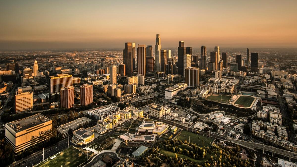 LA from above