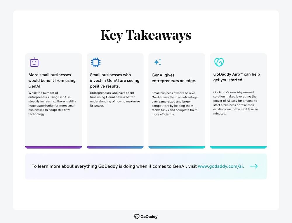 Chart showing Key Takeaways.