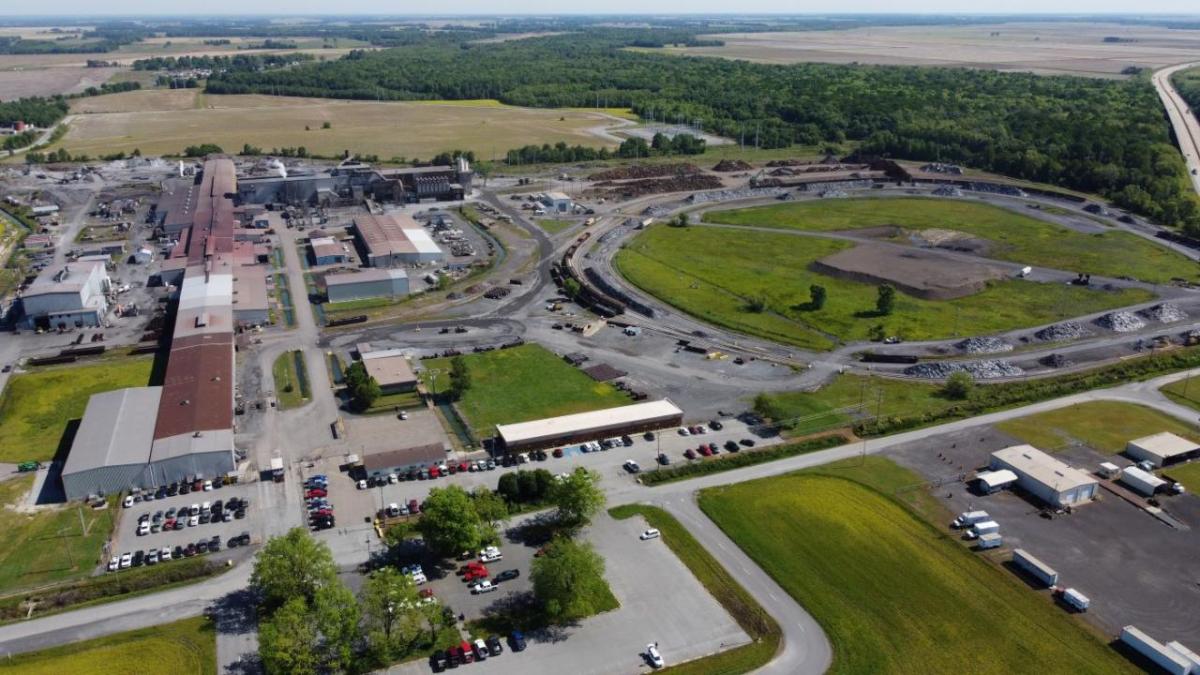 Arkansas Steel Associates Aerial photo