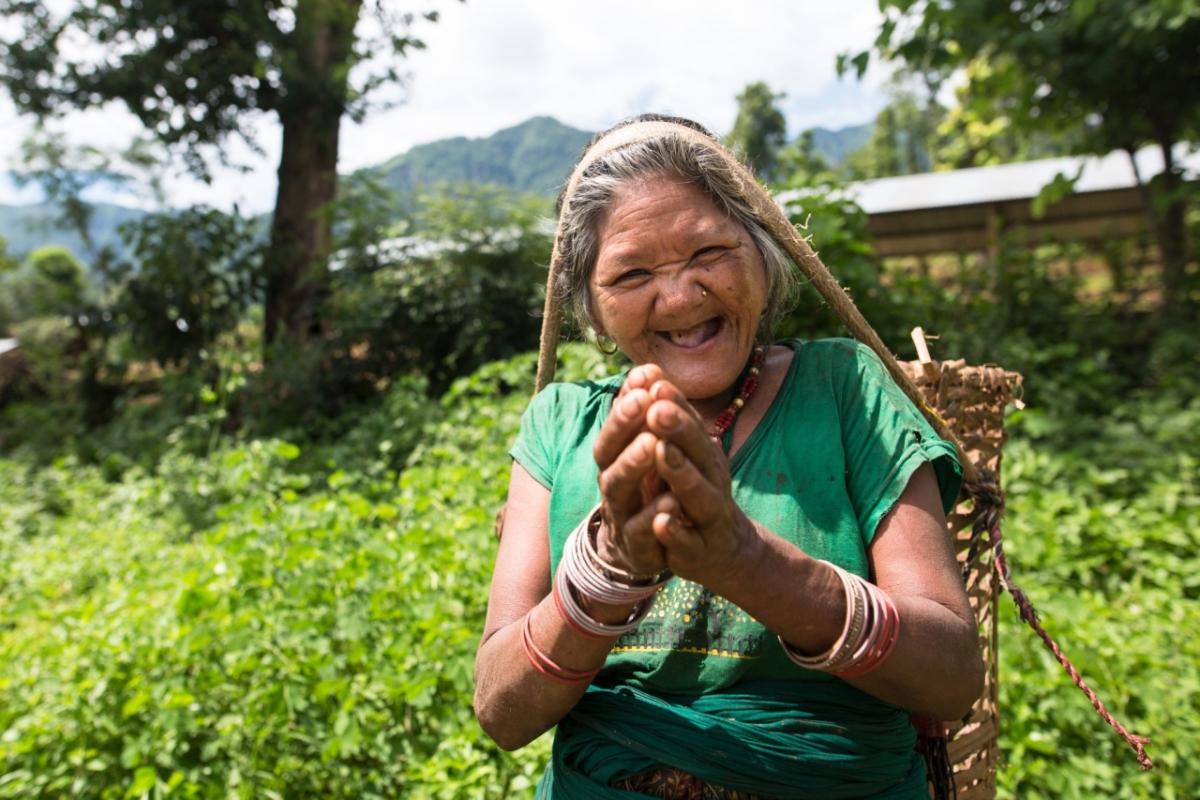 Smiling woman