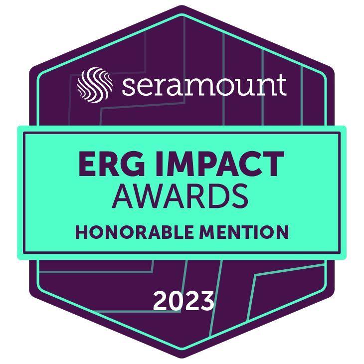Seramount ERG Impact Awards 2023 badge.