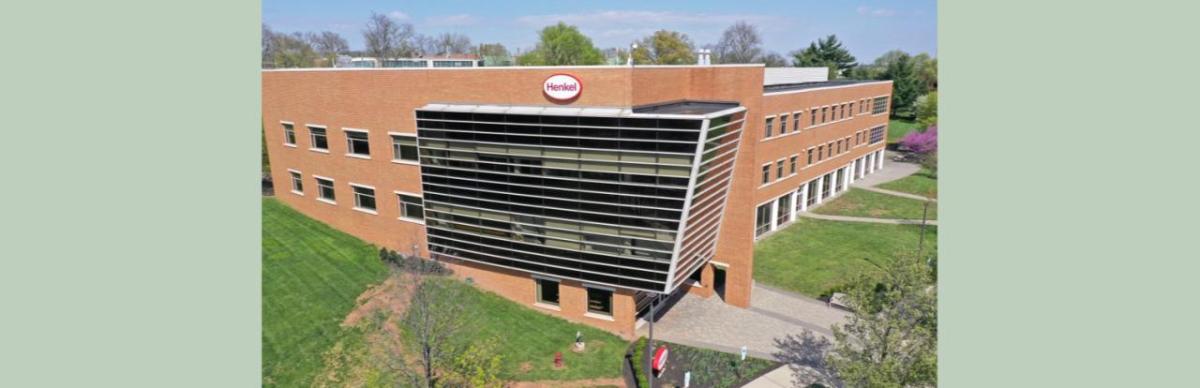 Exterior view of Henkel HQ building.