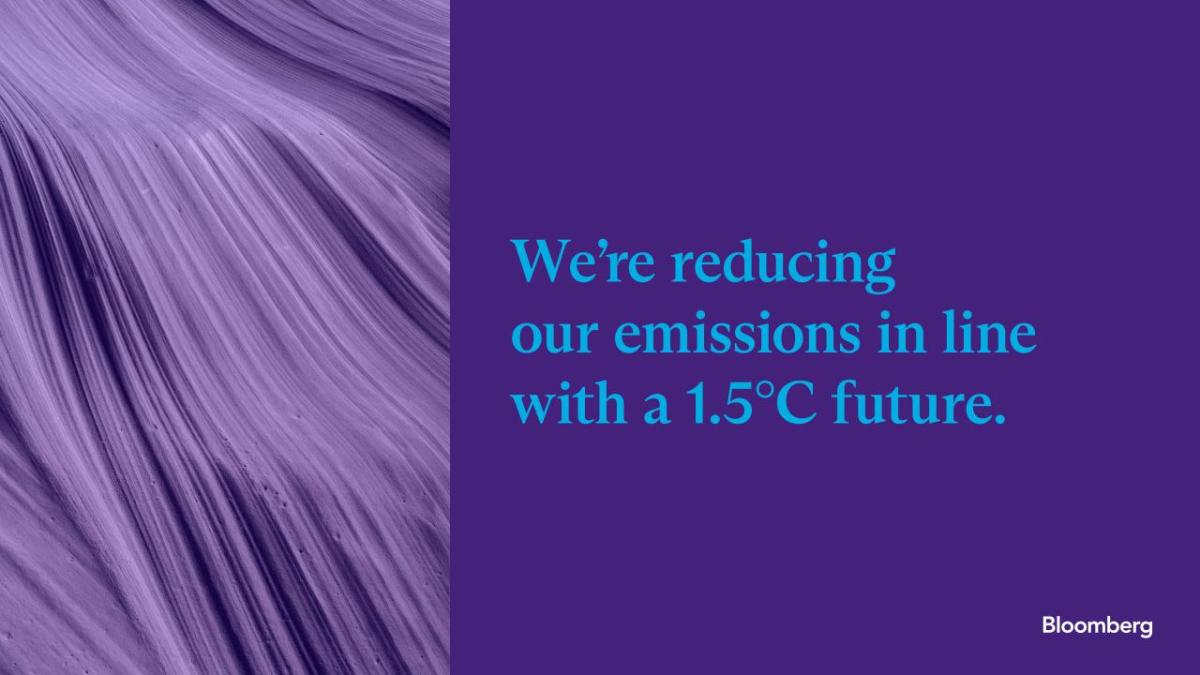 We're reducing our emissions in line with a 1.5C future.