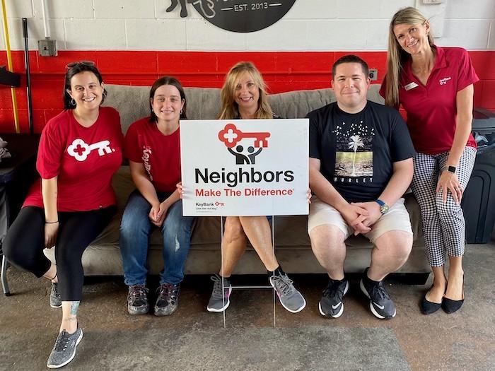 Group photo of Neighbors Make the Difference Team.