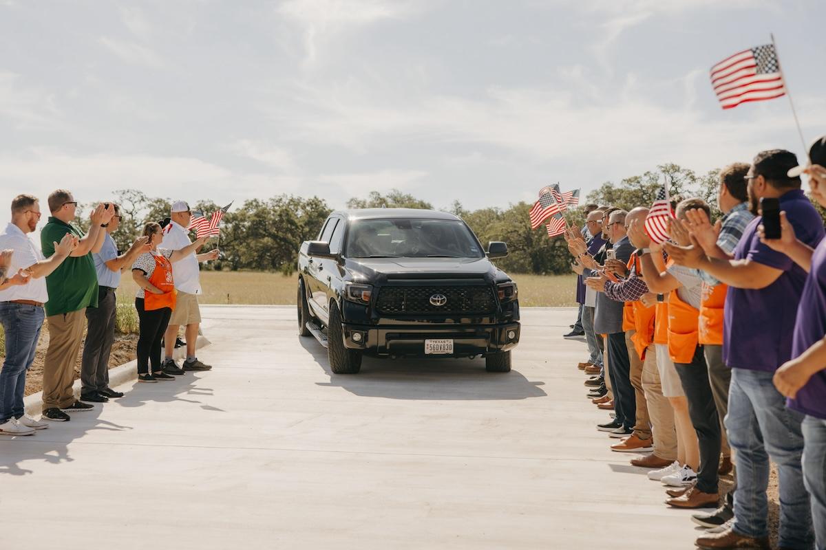 Dedication ceremony for U.S. Army Sergeant Anesi “Maverick” Tu’ufuli and his new home.