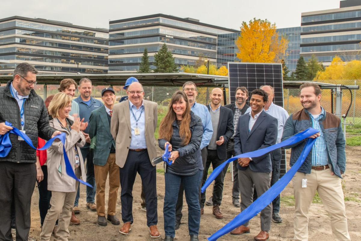 New solar field ribbon cutting in Minnesota