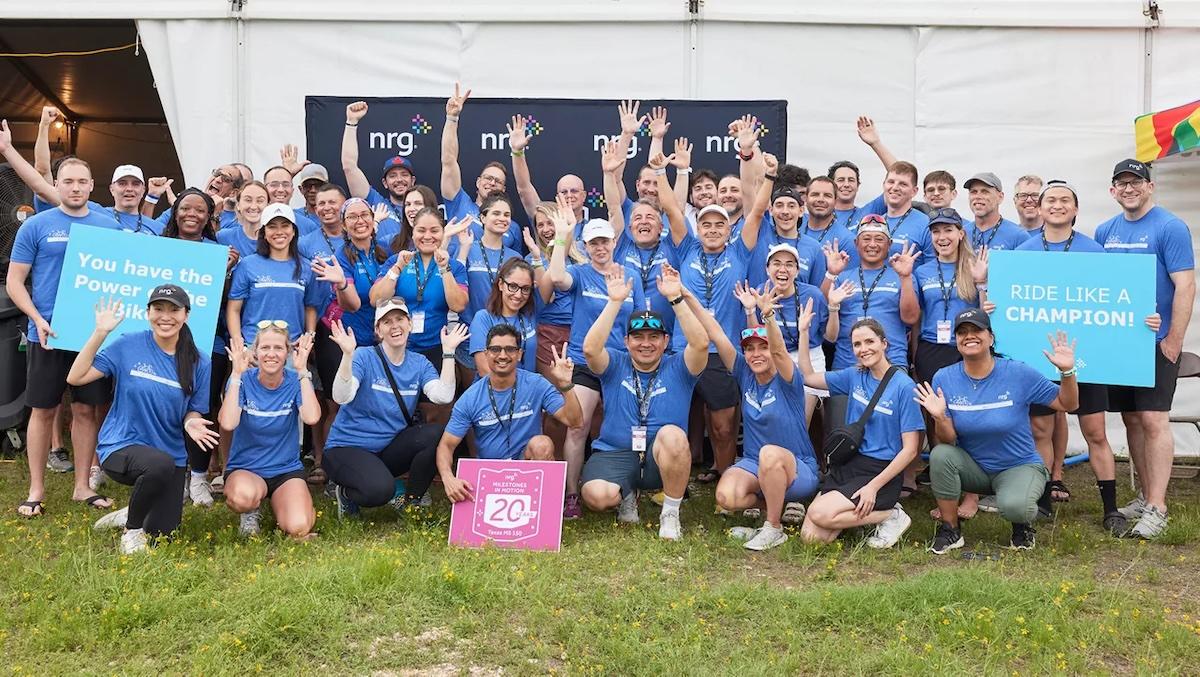 Group shot of the NRG Pedal Power Riders.