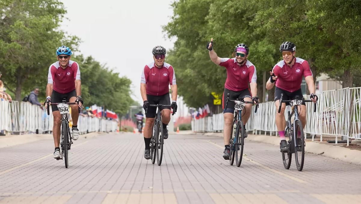 Arriving at the finish line!