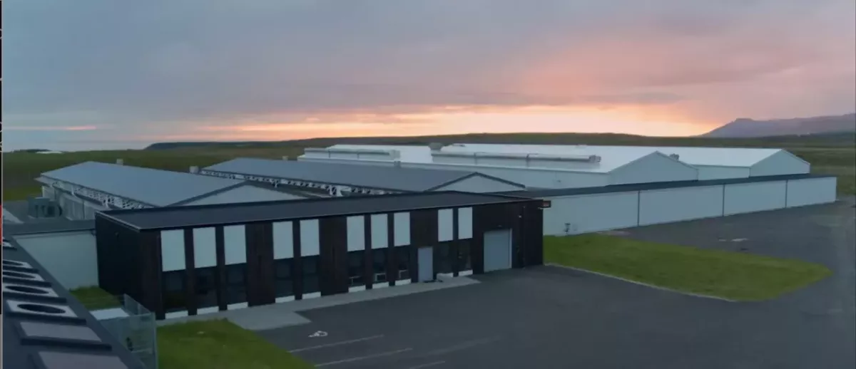 Aerial view of Responsible Compute head quarters buildings