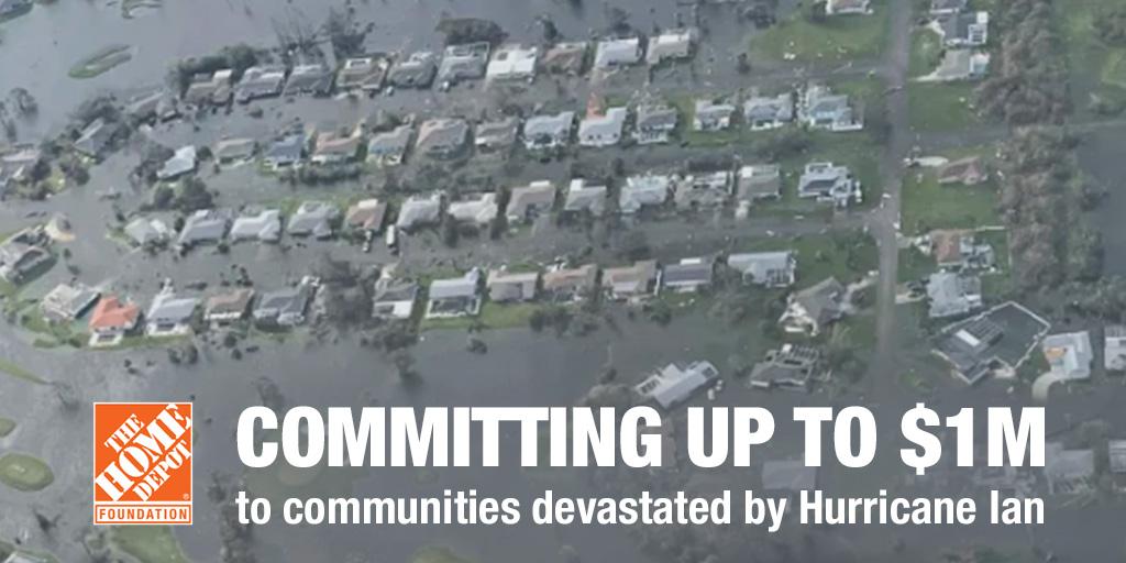 Devastation shown from above in the aftermath of Hurricane Ian.