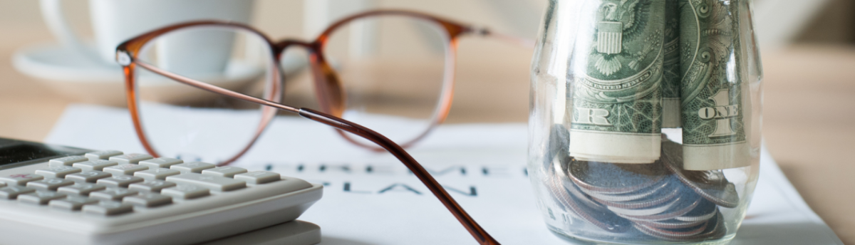 glasses on desk