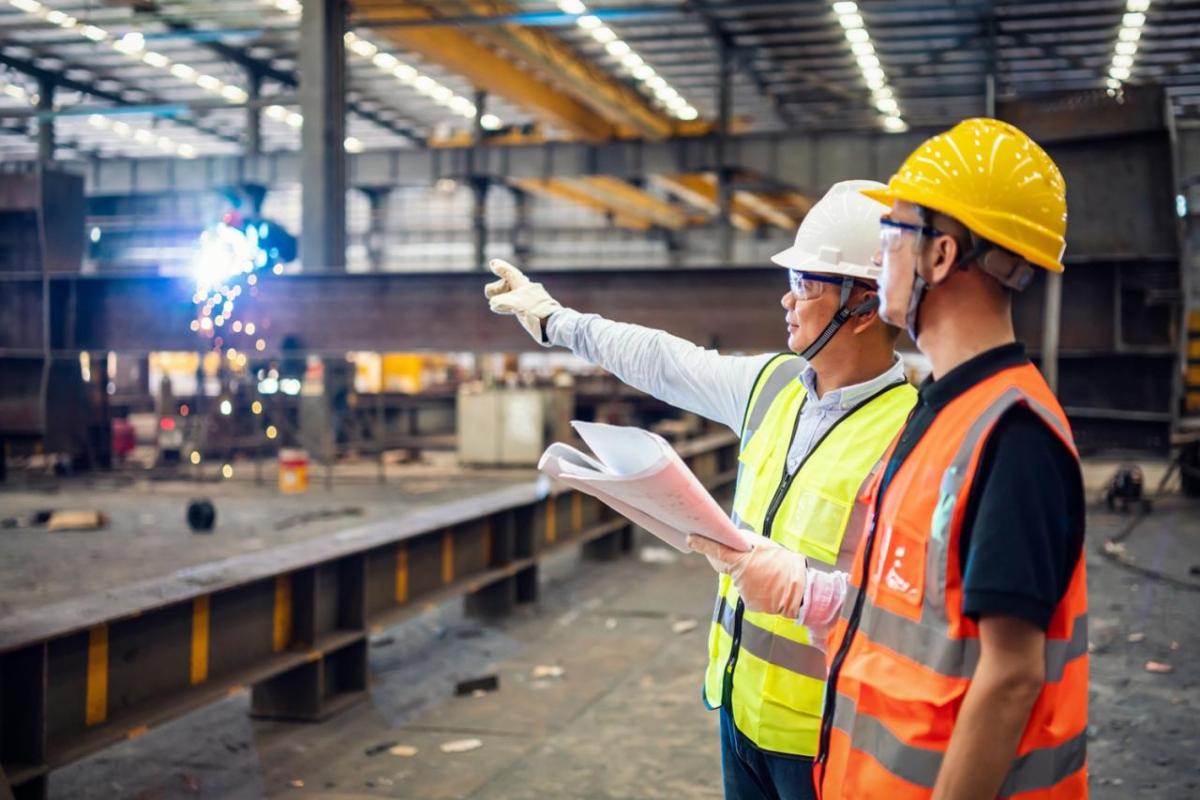 Employees in PPE