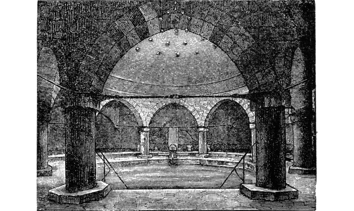 bathhouse drawing