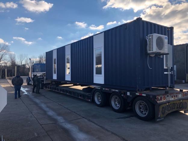 First home being delivered to Dawson Springs, Kentucky