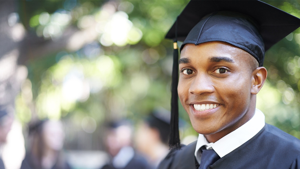 scott mcgregor in graduation cap and gown