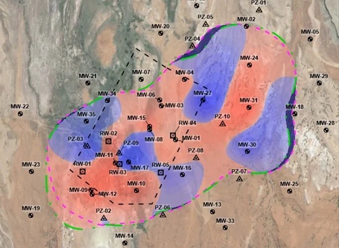 Example of The Ricker Method® Spatial-Change Indicator™